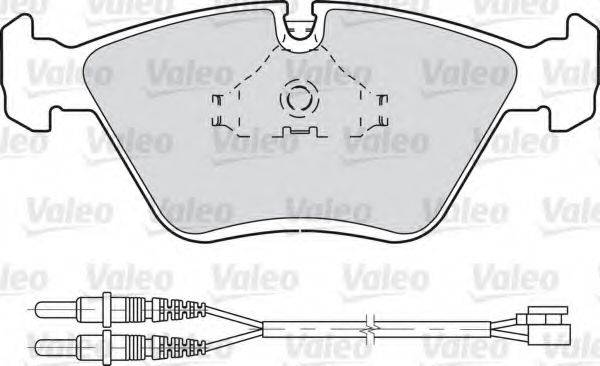 VALEO 540565 Комплект гальмівних колодок, дискове гальмо