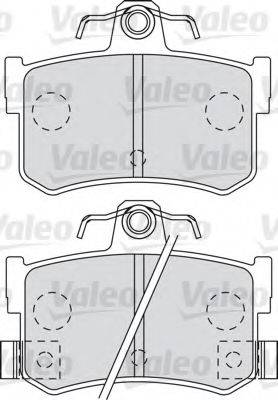 VALEO 598903 Комплект гальмівних колодок, дискове гальмо