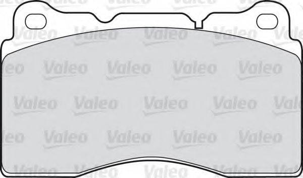 VALEO 598468 Комплект гальмівних колодок, дискове гальмо