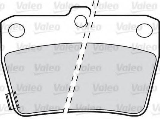 VALEO 598673 Комплект гальмівних колодок, дискове гальмо