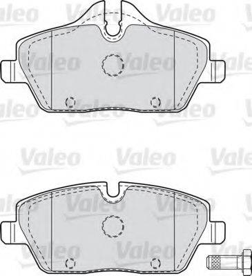 VALEO 598699 Комплект гальмівних колодок, дискове гальмо