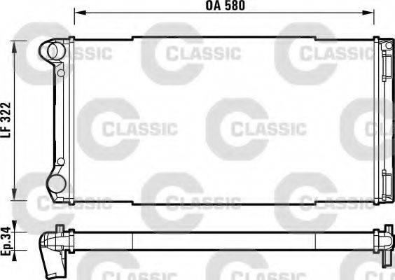 VALEO 232913 Радіатор, охолодження двигуна