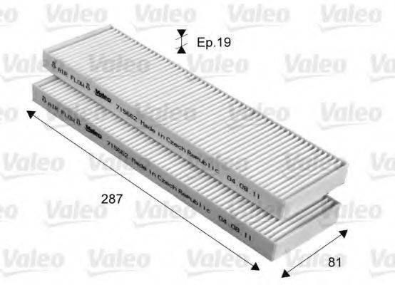 VALEO 715662 Фільтр, повітря у внутрішньому просторі