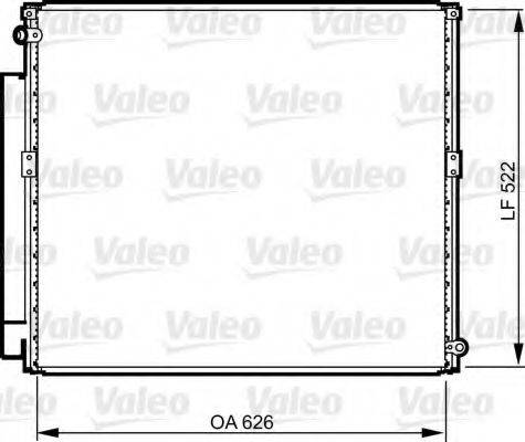 VALEO 814203 Конденсатор, кондиціонер