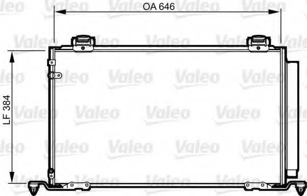 VALEO 814209 Конденсатор, кондиціонер