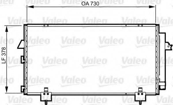 VALEO 814218 Конденсатор, кондиціонер