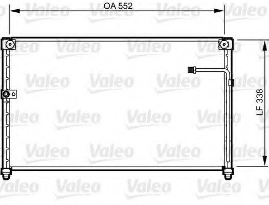 VALEO 814251 Конденсатор, кондиціонер