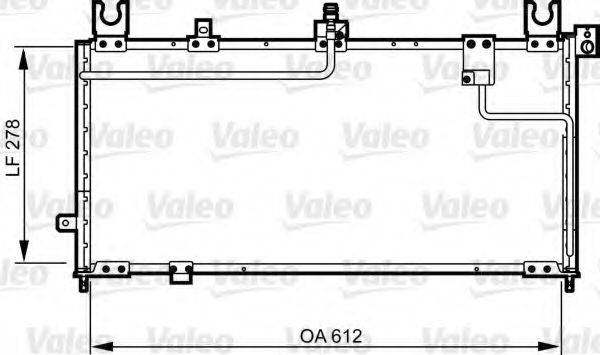 VALEO 814253 Конденсатор, кондиціонер