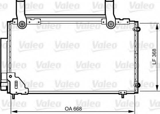 VALEO 814267 Конденсатор, кондиціонер