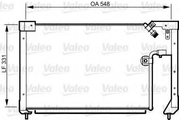 VALEO 814278 Конденсатор, кондиціонер