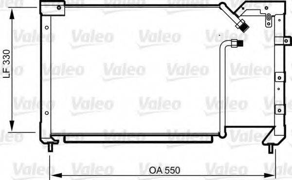 VALEO 814281 Конденсатор, кондиціонер