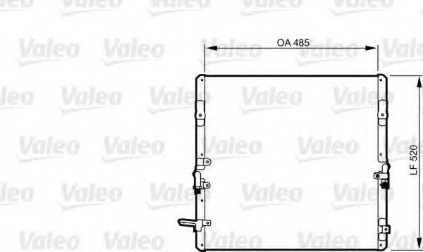 VALEO 814280 Конденсатор, кондиціонер