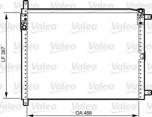 VALEO 814293 Конденсатор, кондиціонер