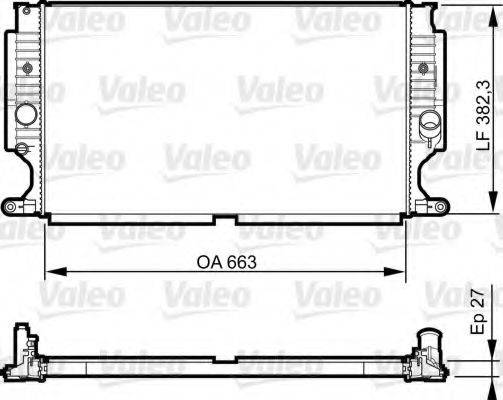 VALEO 735188 Радіатор, охолодження двигуна