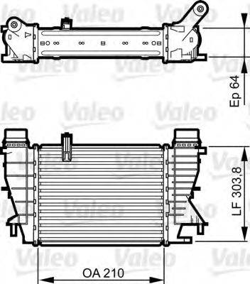 VALEO 818251 Інтеркулер