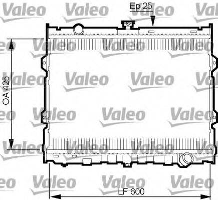 VALEO 734784 Радіатор, охолодження двигуна