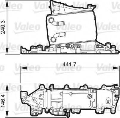 VALEO 818266 Інтеркулер