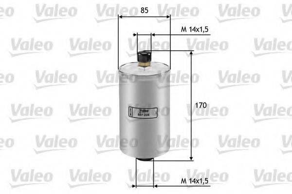 VALEO 587204 Паливний фільтр