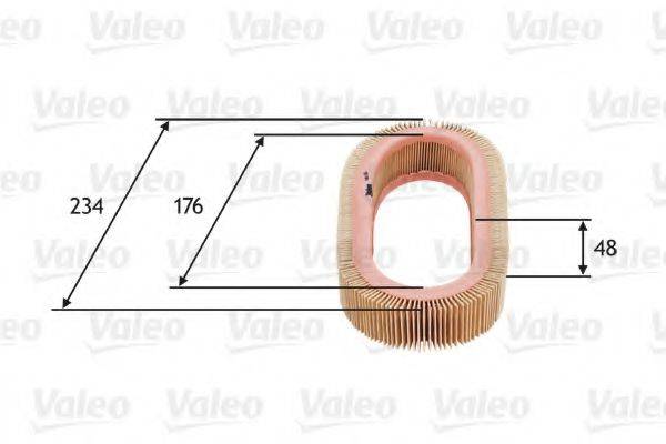 VALEO 585628 Повітряний фільтр