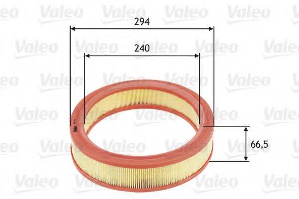 VALEO 585651 Повітряний фільтр