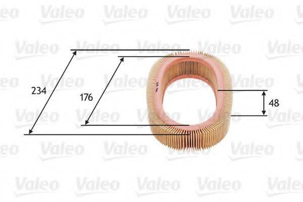 VALEO 585671 Повітряний фільтр