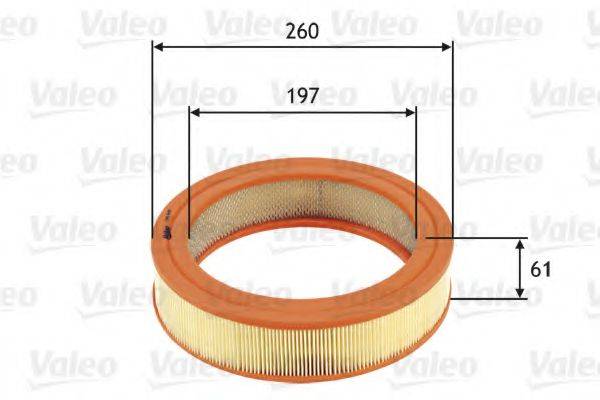 VALEO 585698 Повітряний фільтр