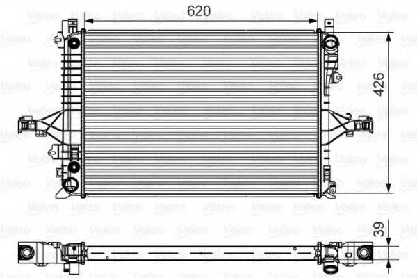 VALEO 735539 Радіатор, охолодження двигуна