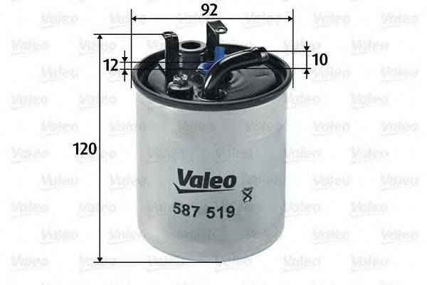 VALEO 587519 Паливний фільтр