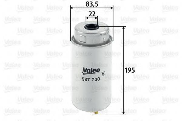 VALEO 587730 Паливний фільтр