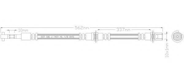 REMKAFLEX 5911 Гальмівний шланг