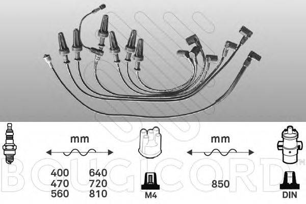 BOUGICORD 2481 Комплект дротів запалювання