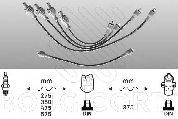 BOUGICORD 3316 Комплект дротів запалювання