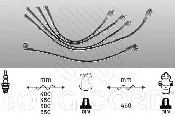 BOUGICORD 4004 Комплект дротів запалювання