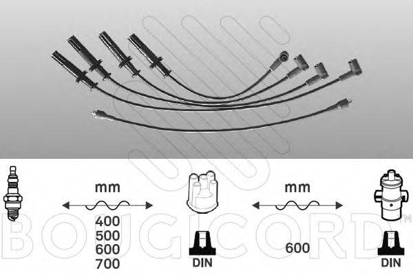 BOUGICORD 7274 Комплект дротів запалювання