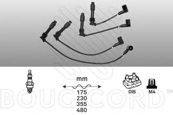 BOUGICORD 8101 Комплект дротів запалювання