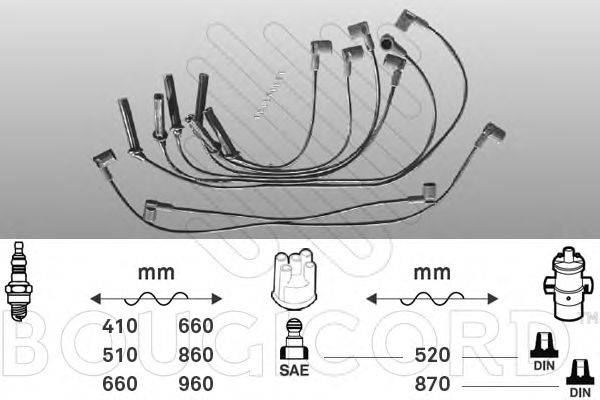 BOUGICORD 4111 Комплект дротів запалювання