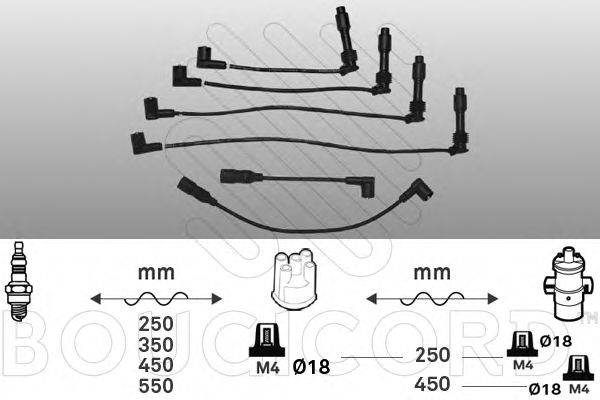 BOUGICORD 4156 Комплект дротів запалювання
