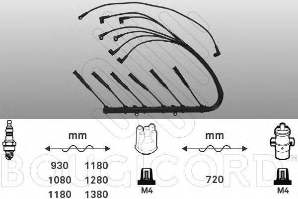 BOUGICORD 4170 Комплект дротів запалювання
