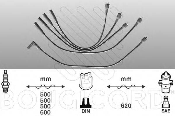 BOUGICORD 4313 Комплект дротів запалювання