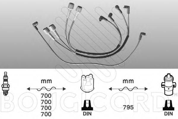 BOUGICORD 6201 Комплект дротів запалювання