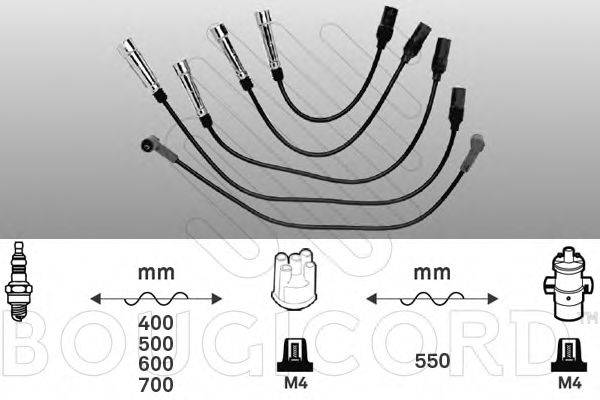 BOUGICORD 7247 Комплект дротів запалювання