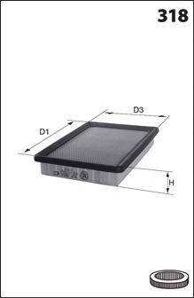 MECAFILTER ELP9400 Повітряний фільтр