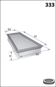 MECAFILTER JLP9290 Повітряний фільтр