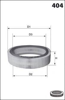 MECAFILTER 210 Повітряний фільтр