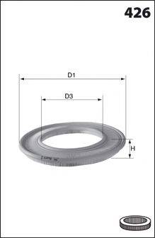 MECAFILTER EL3329 Повітряний фільтр