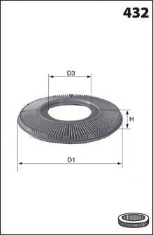 MECAFILTER EL3773 Повітряний фільтр