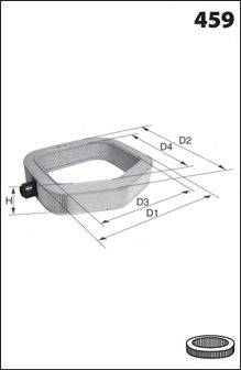 MECAFILTER EL3791 Повітряний фільтр