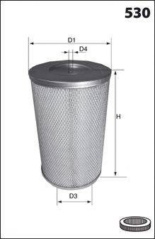 MECAFILTER FA3214 Повітряний фільтр