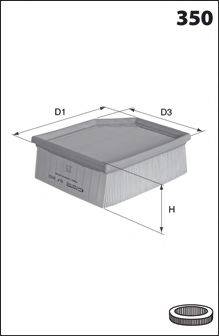 MECAFILTER ELP9349 Повітряний фільтр