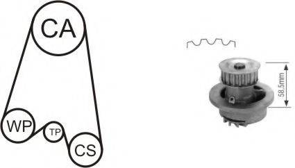 AIRTEX WPK116401 Водяний насос + комплект зубчастого ременя